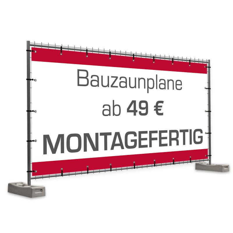 Bauzaunbanner | Bauzaunwerbung | PVC-Banner 510g — Foto Nr. 2