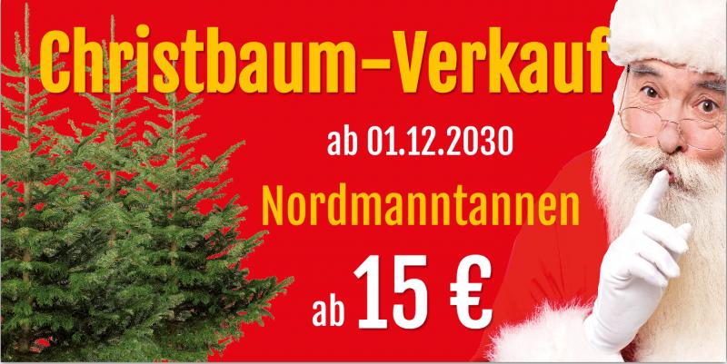 Weihnachtsbaumverkauf - Werbebanner Online gestalten — Foto Nr. 2