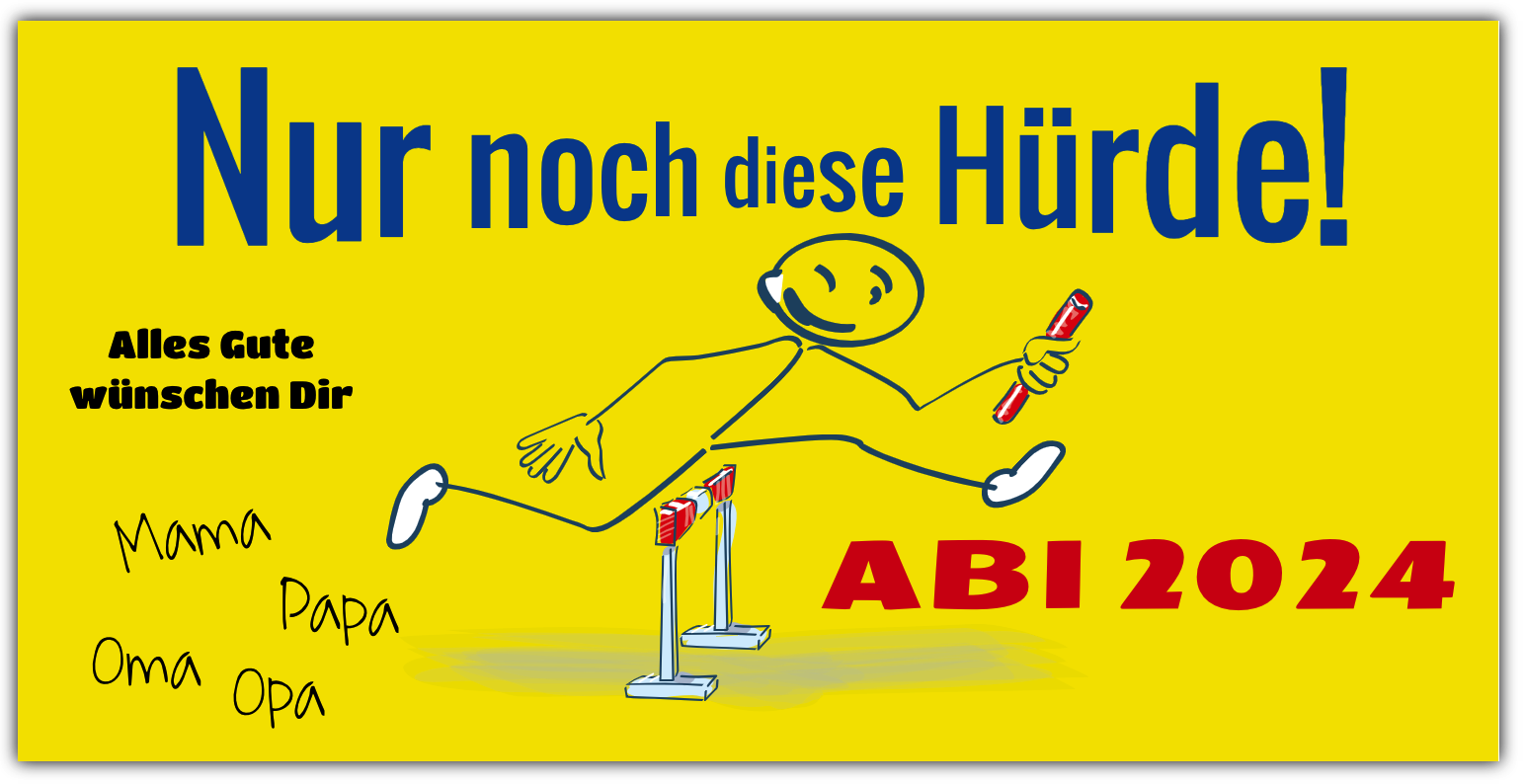 ABI Banner - Motiv 3 inkl. Saum und Ösen alle 50cm — Foto Nr. 2