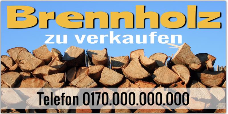 Banner Brennholzverkauf verschiedene Motive — Foto Nr. 2