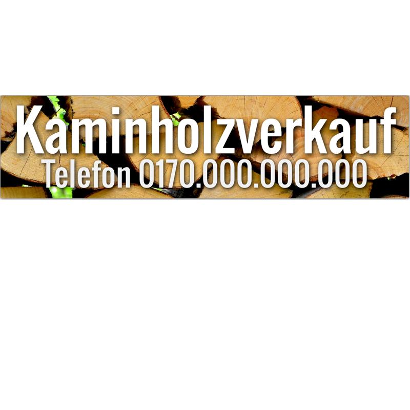 Ofenholz Banner Werbung auf PVC Banner Plane — Foto Nr. 2