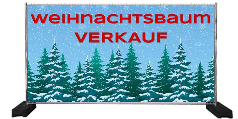 Weihnachtsbaum Verkauf - Bauzaunbanner Online gestalten — Foto Nr. 2