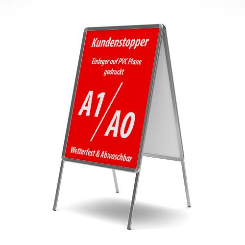 Einleger für Kundenstopper DIN A1 oder DIN A0 — Foto Nr. 2