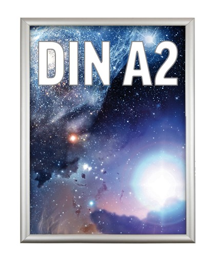 Alu Klapprahmen DIN A2 - für Poster und Plakate