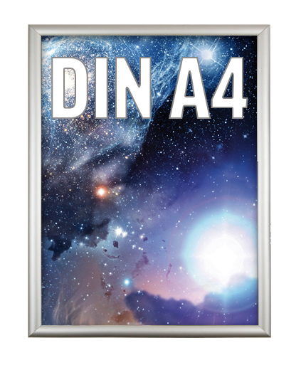 Alu Klapprahmen DIN A4 - für Poster und Plakate